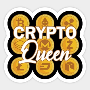 Crypto Queen Sticker